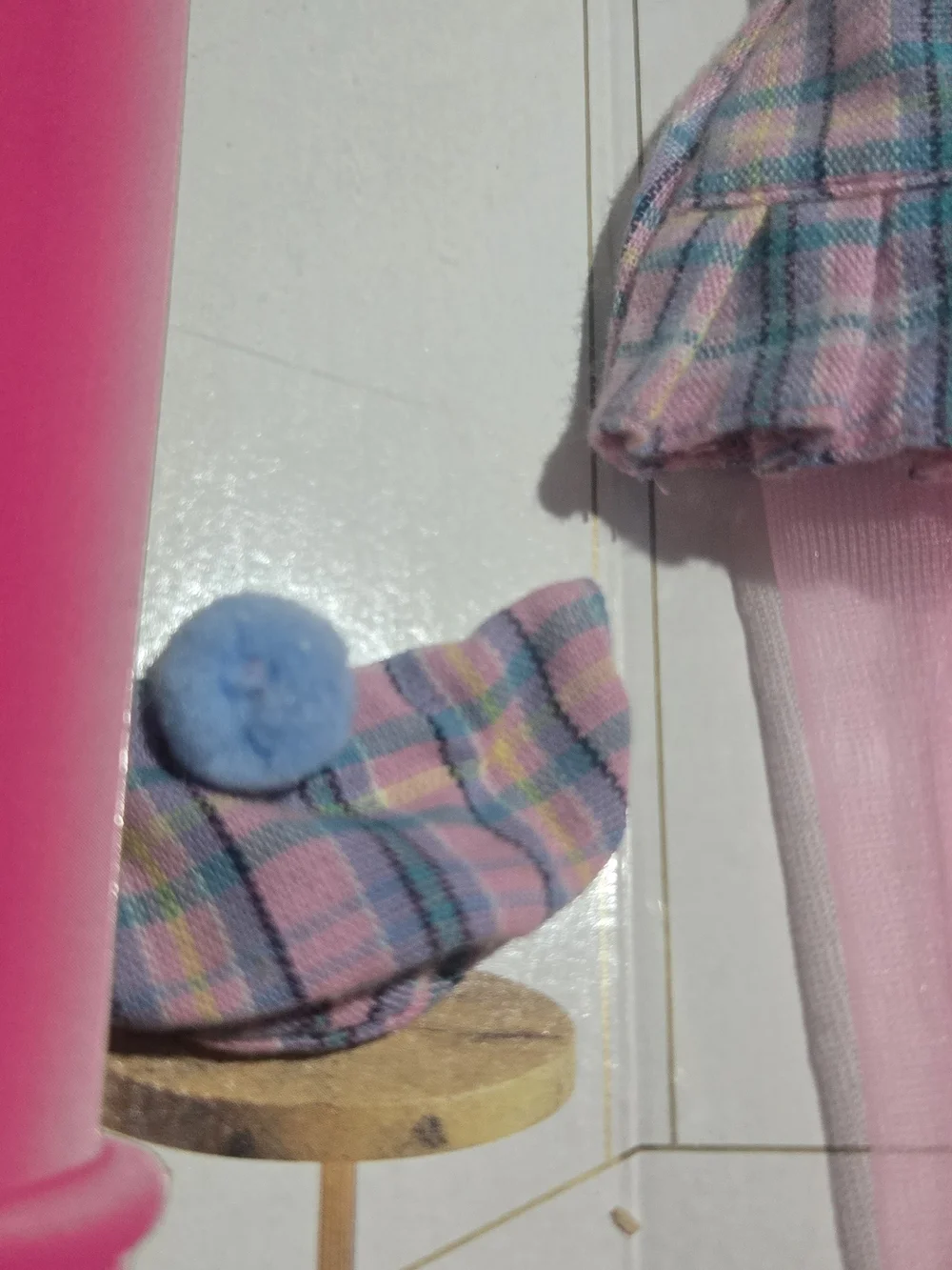 VTG 1997 Barbie Fashion Avenue Boutique Pink Plaid Skirt Outfit 18126 NIB NRFB